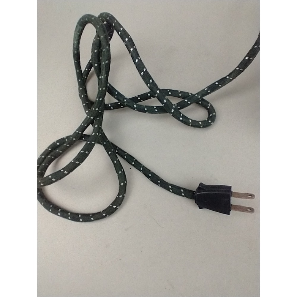 Vintage General Electric GE Steam and Dry Iron Chrome Black Handle Fabric Cord - Picture 7 of 9
